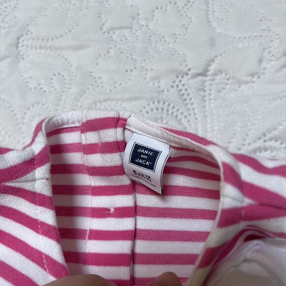 Janie And Jack Striped Ponte Dress Size 6-12m - Picture 6 of 6